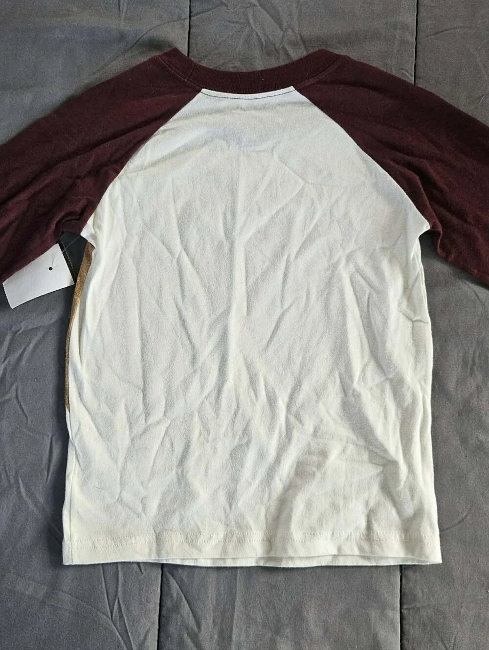 Carter's Maroon and White Bulldog Graphic Dog Shirt